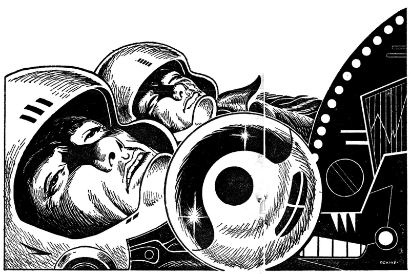 Illustration for article titled This Vintage Science Fiction Magazine Art Is Worth Geeking Out Over
